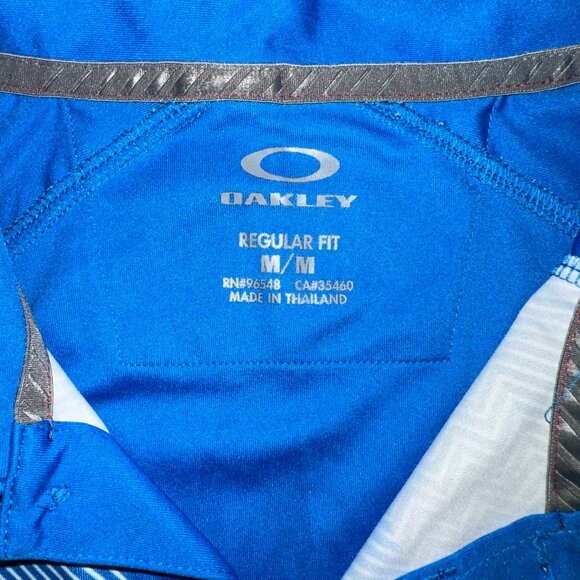 OAKLEY | MENS MEDIUM GOLF POLO | HYDROLIX | LIKE NEW - Picture 4 of 7